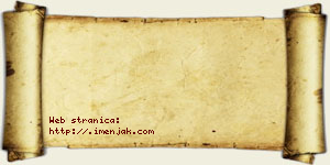 Tijana Obrenović vizit kartica